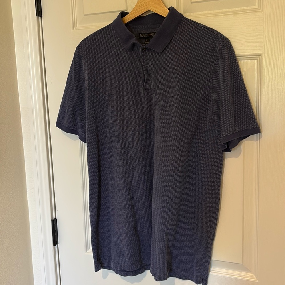 Banana Republic Luxury Touch Performance Slim Fit Polo